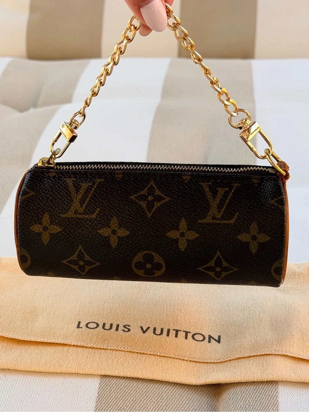 Louis Vuitton Baby Papillon 15 canvas and patina on Vachetta beautiful READ LIST